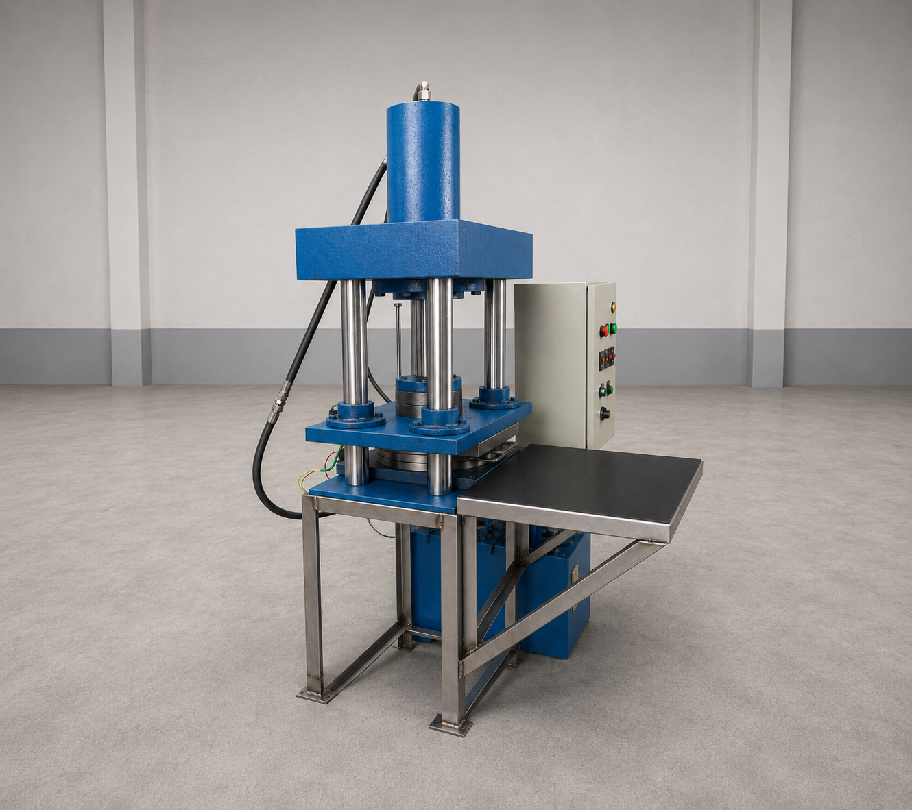 Rubber moulding press